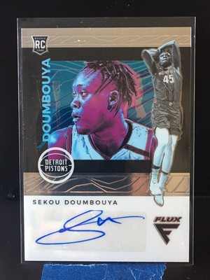 Sekou Doumbouya 2019-20 Panini Chronicles Flux Autograph #FR-SDD Rookie Auto /99
