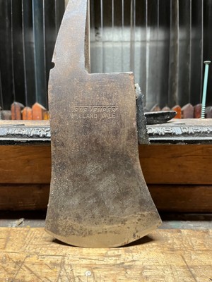 vintage welland vale fire axe head