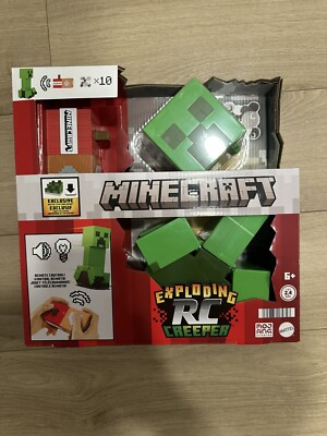 Minecraft Exploding RC Creeper Car & DLC Code Light and Sound - NEW IN HAND