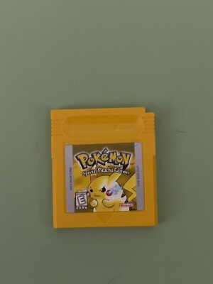 Pokemon Yellow Pikachu Edition (Game Boy, 1999) Authentic