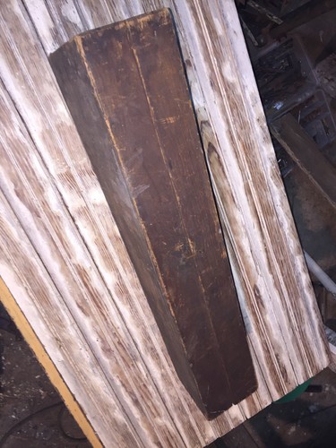 Old Antique Wood 3/4 Violin Coffin Case