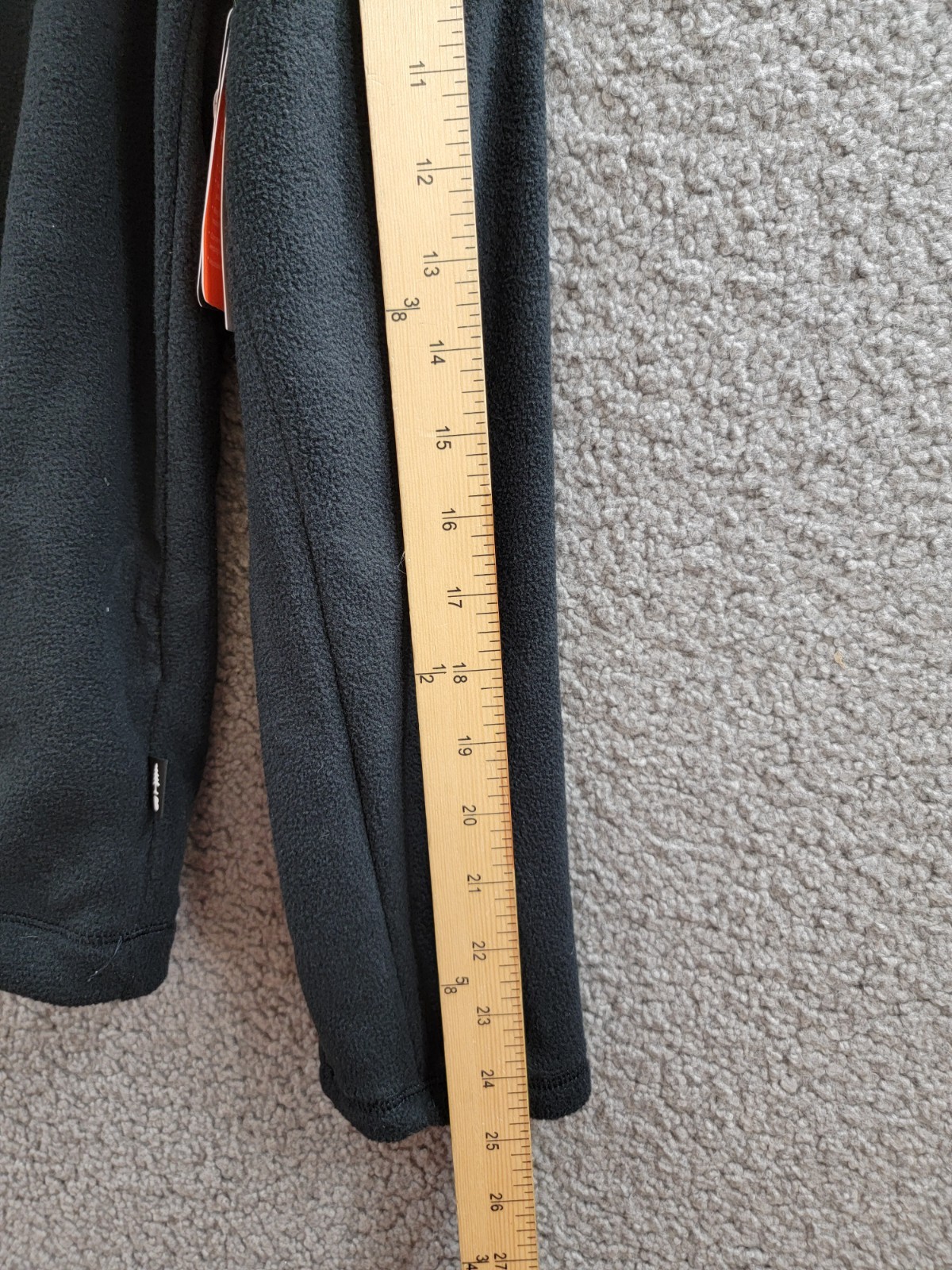 Bass Outdoor Quarter-Zip Long-Sleeve Hoodie Women's S Black Kangaroo Pockets - Picture 5 of 17