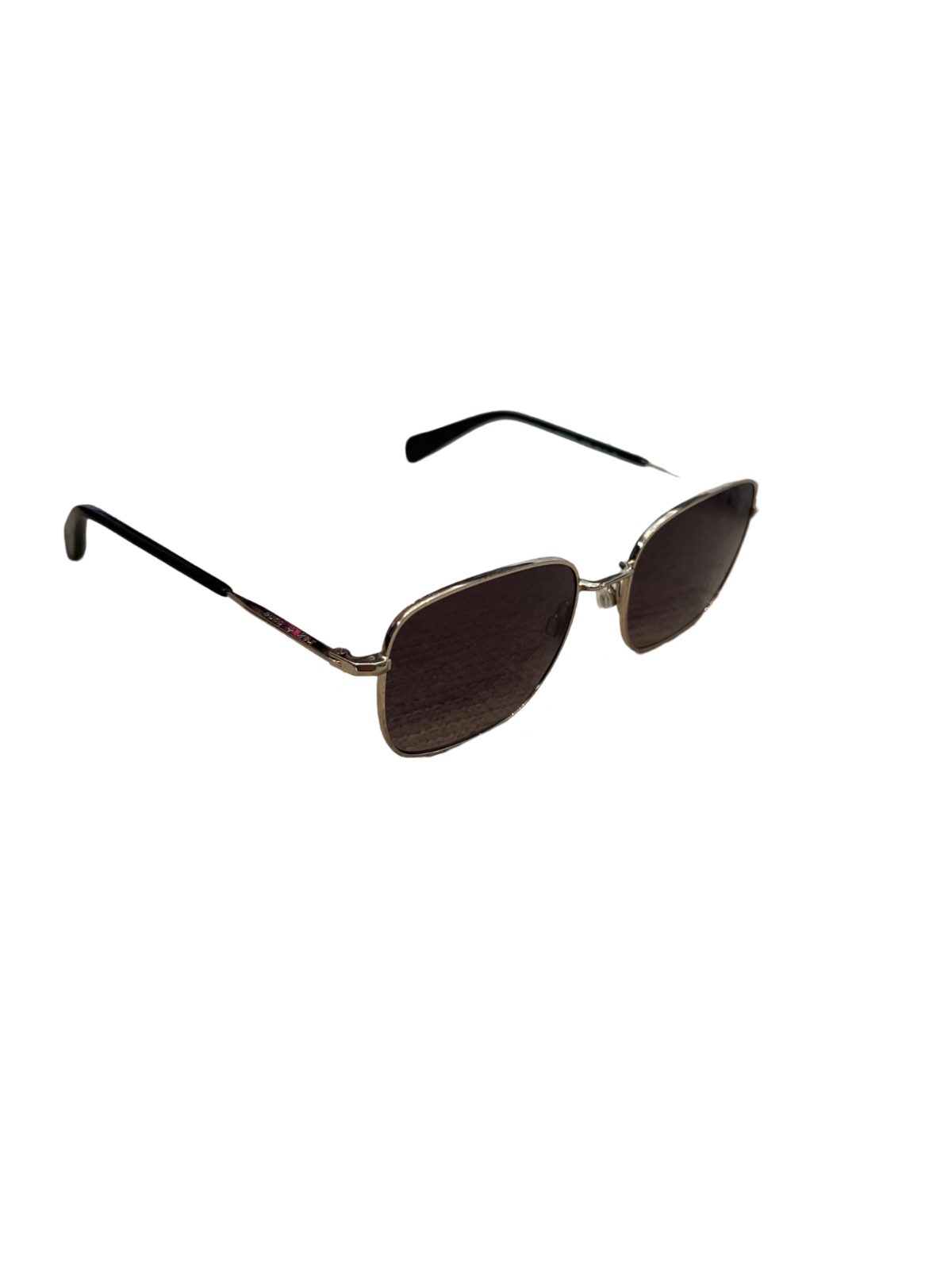 小物 eyebrella Gradient sunglasses Black/Clear Hipster Acetate Square Gradient Sunglasses with