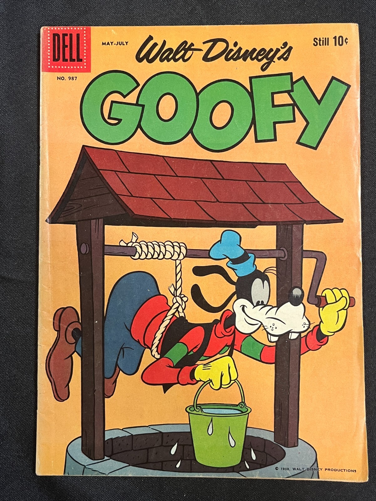 ミッキーマガジン 1959 May-July NO 987 Dell Comic Book Walt Disney Goofy 10