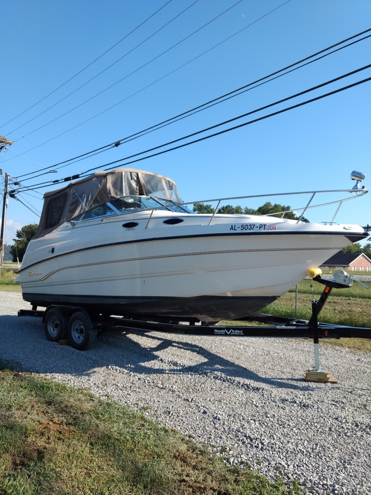 1997 Chaparral 240 with Mercruiser 5.7 V8 260 hp Bravo 3 and 2017 Trailer