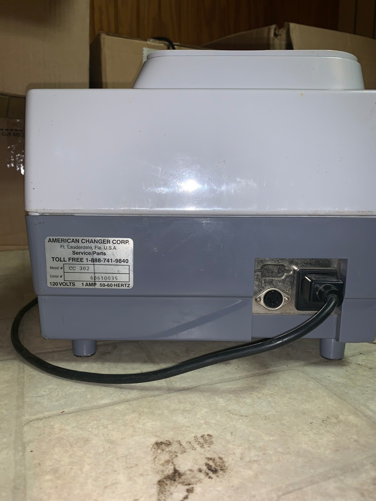 American Changer CC-302 Portable Compact Coin Counter