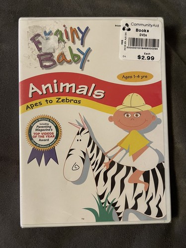 Brainy Baby - Animals (DVD, 2003) BRAND NEW HTF 821408200492
