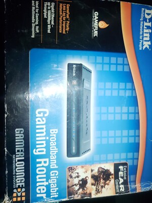 D-Link DGL-4100 Gamefuel priority Gaming Router Gigabit Broadband Tested Works