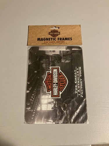 Harley Davidson Refrigerator Magnet Frame Factory Tour, 5x3”