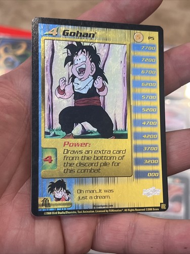2000枚限定カード　ゴタン Vintage 2000 Score Dragon Ball Z Gohan #P5 Limited Gold Holo