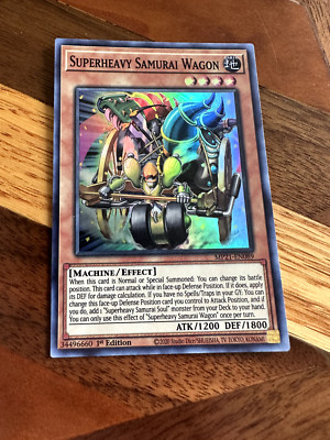 Superheavy Samurai Wagon MP21-EN089 1st Edition Super Rare NM + BONUS