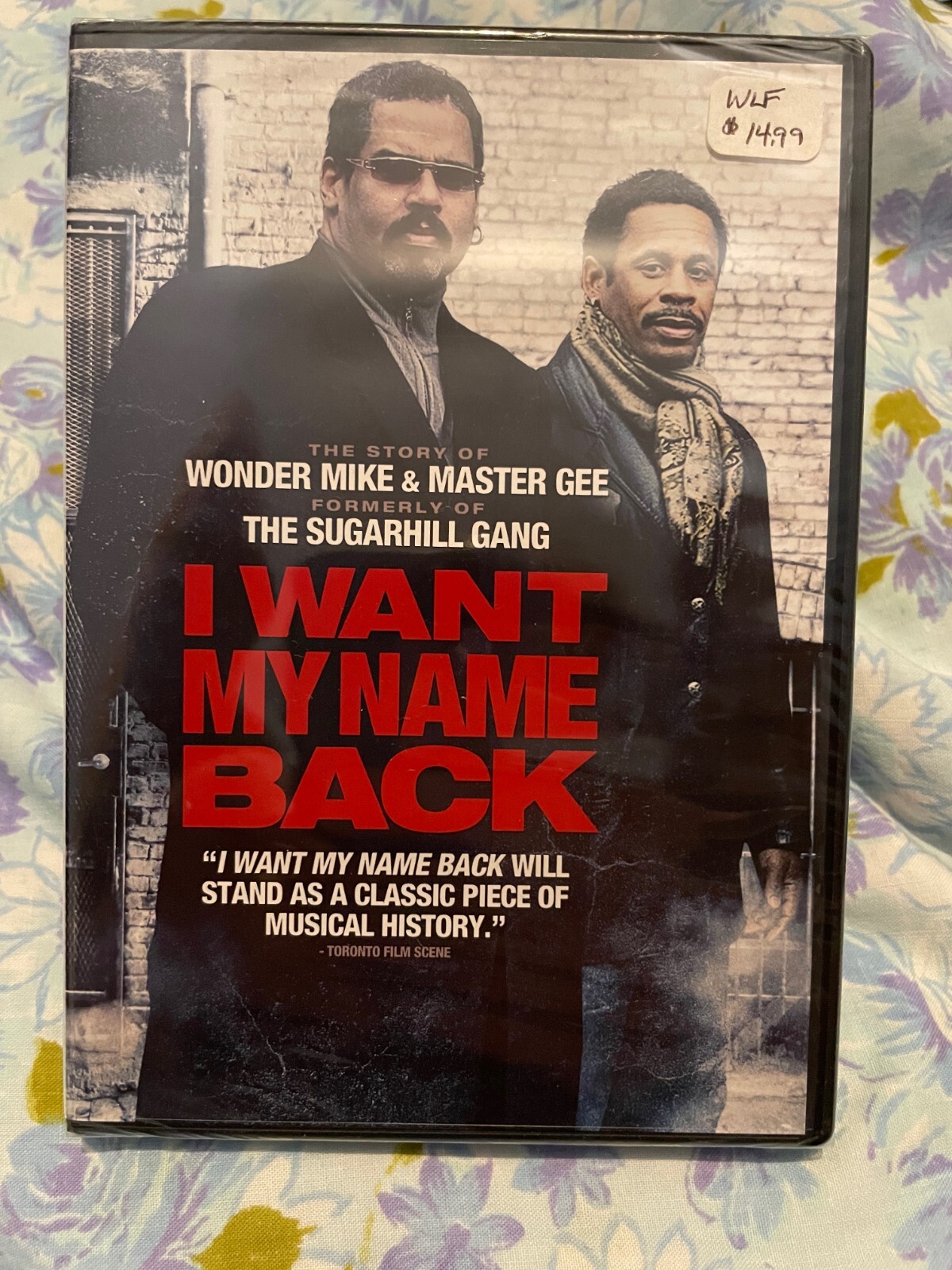 DVD I Want my name Back BRAND NEW Story o Wonder Mike Master