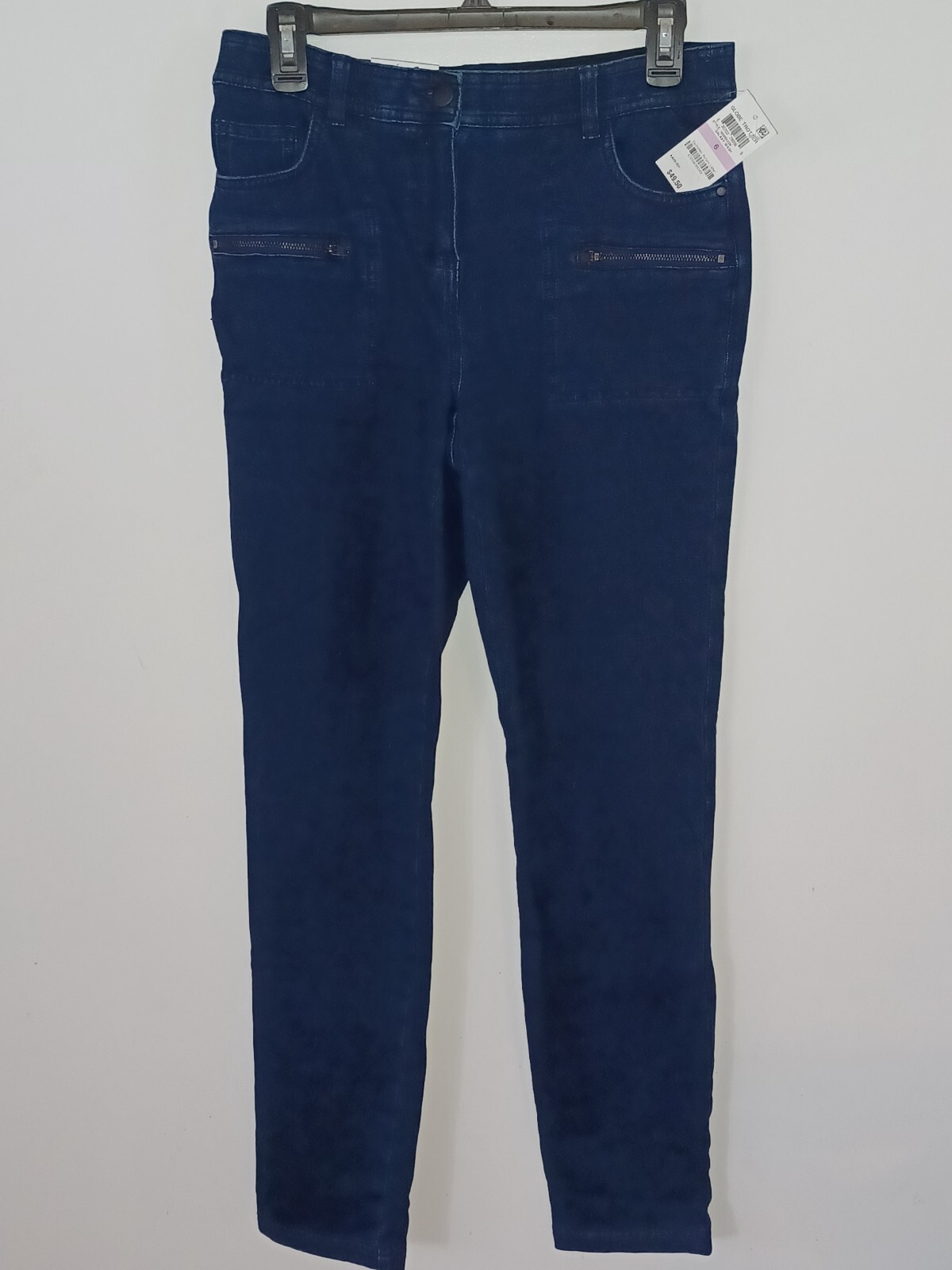 Style & Co Jeans Mid-Rise Comfy-Waist Skinny-Leg Size 6 Blue