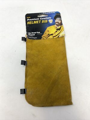 Tillman 566 Helmet Bib Throat Protector 8'' x 8'' Cowhide Standard Leather Welding