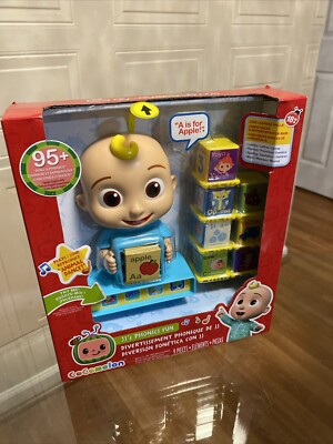 COCOMELON JJ Phonics Fun Interactive Learning and Education Toy, 4 Modes of Kids