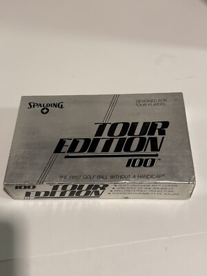 VINTAGE RARE Spalding Tour Edition 100 Golf Balls NIB NEW IN BOX Made In USA