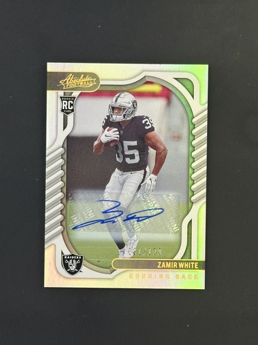 ZAMIR WHITE ROOKIE CARD AUTO /100 2022 Panini Absolute Las