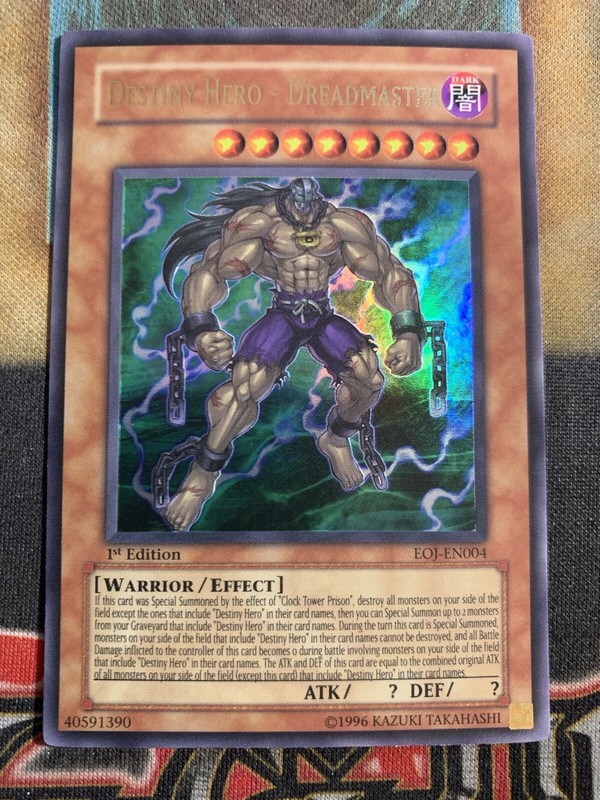 Dreadmaster Eoj En004 Ultra Rare 1st Edition Yugioh Destiny Hero Collectible Card Games Interstruct Yu Gi Oh Trading Card Game