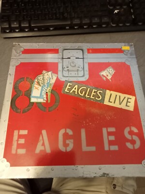 Eagles - Eagles Live First Press 2 X LP Vinyl Record Set - K 62032  EX/VG+