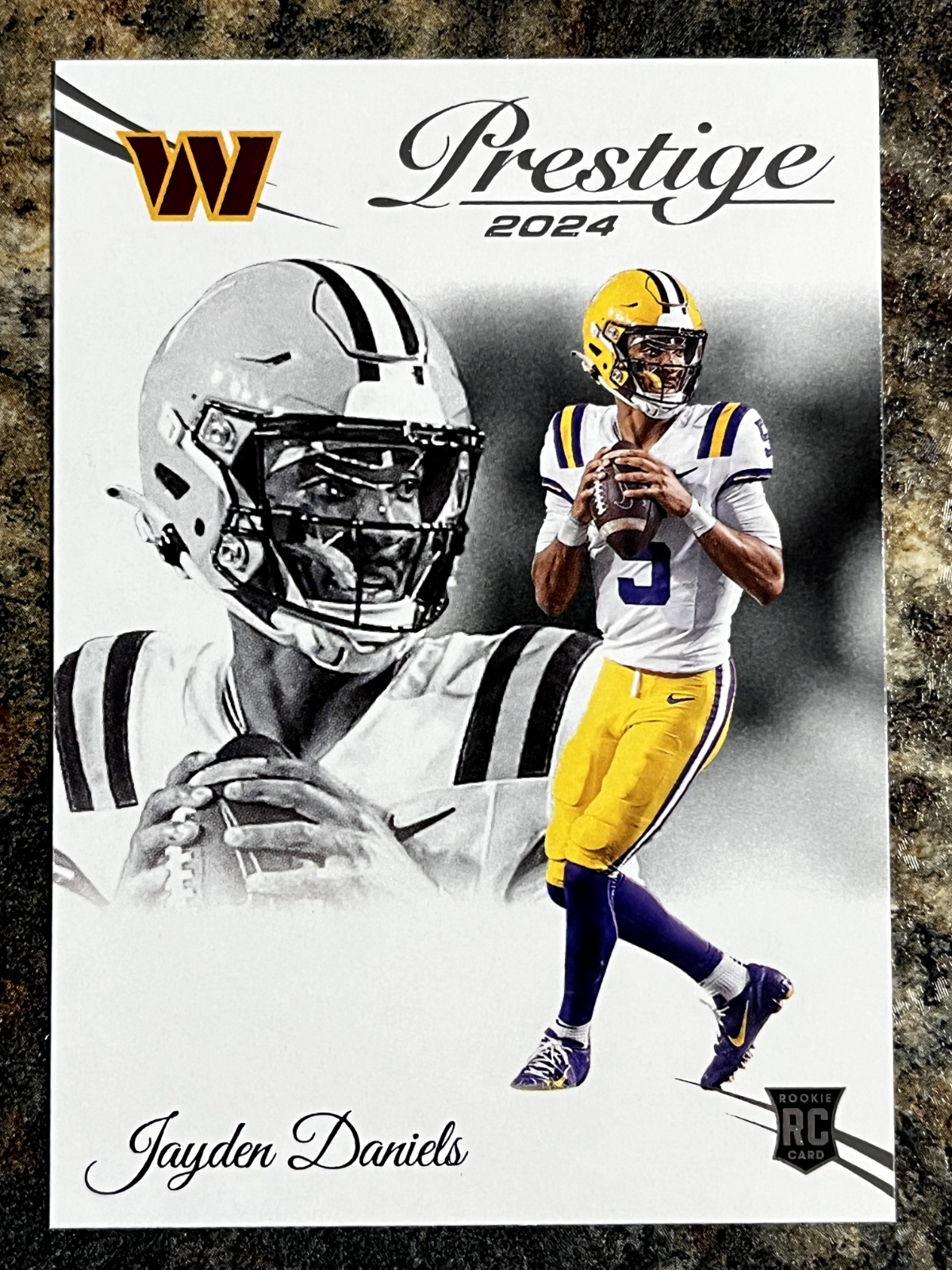 Jayden Daniels 2024 Panini Prestige RC #302