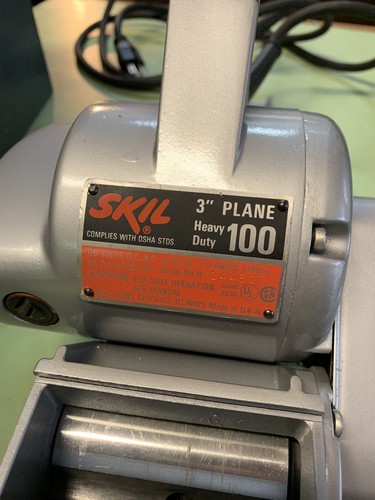 Skil 100 Planer Type 4: 7.5 Amps, Restored