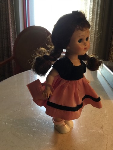 Vintage Vogue 1950's Ginny SLW IN ROSE & BLACK BRUNETTE BRAIDS