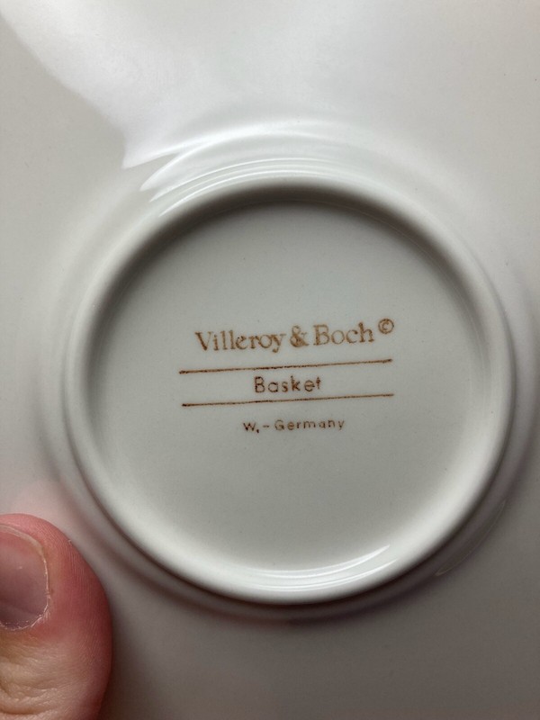 Villeroy & Boch フルーツバスケット プレート 5枚セット Villeroy & Boch フルーツバスケット プレート 5枚セット