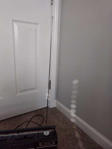 Vintage Portable AM/FM/Dual Cassette Recorder Player Sanyo MW150 Boombox