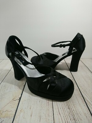 90s black heels best sale