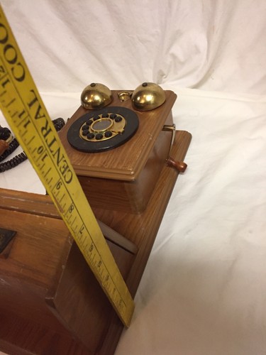 Retro Wall Phone Antique Vtg Classic Rotary Home Telephone Old Fashion Style 20s