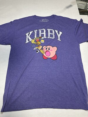 Kirby T-Shirt Size MEDIUM Purple Hal Laboratory, Inc.