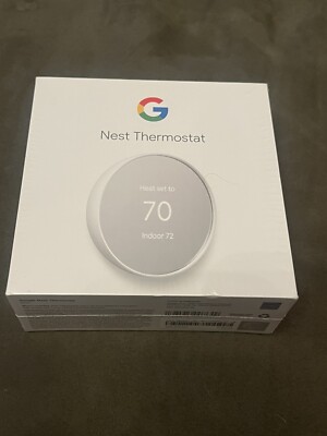 Google Nest Smart Thermostat, Snow, Brand New SEALED IN BOX G4CVZ