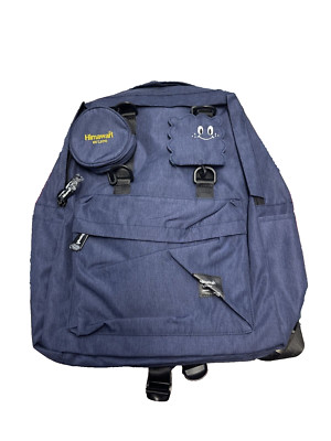 NEW Himawari Blue Canvas Student Backpack Water Repellent NIP