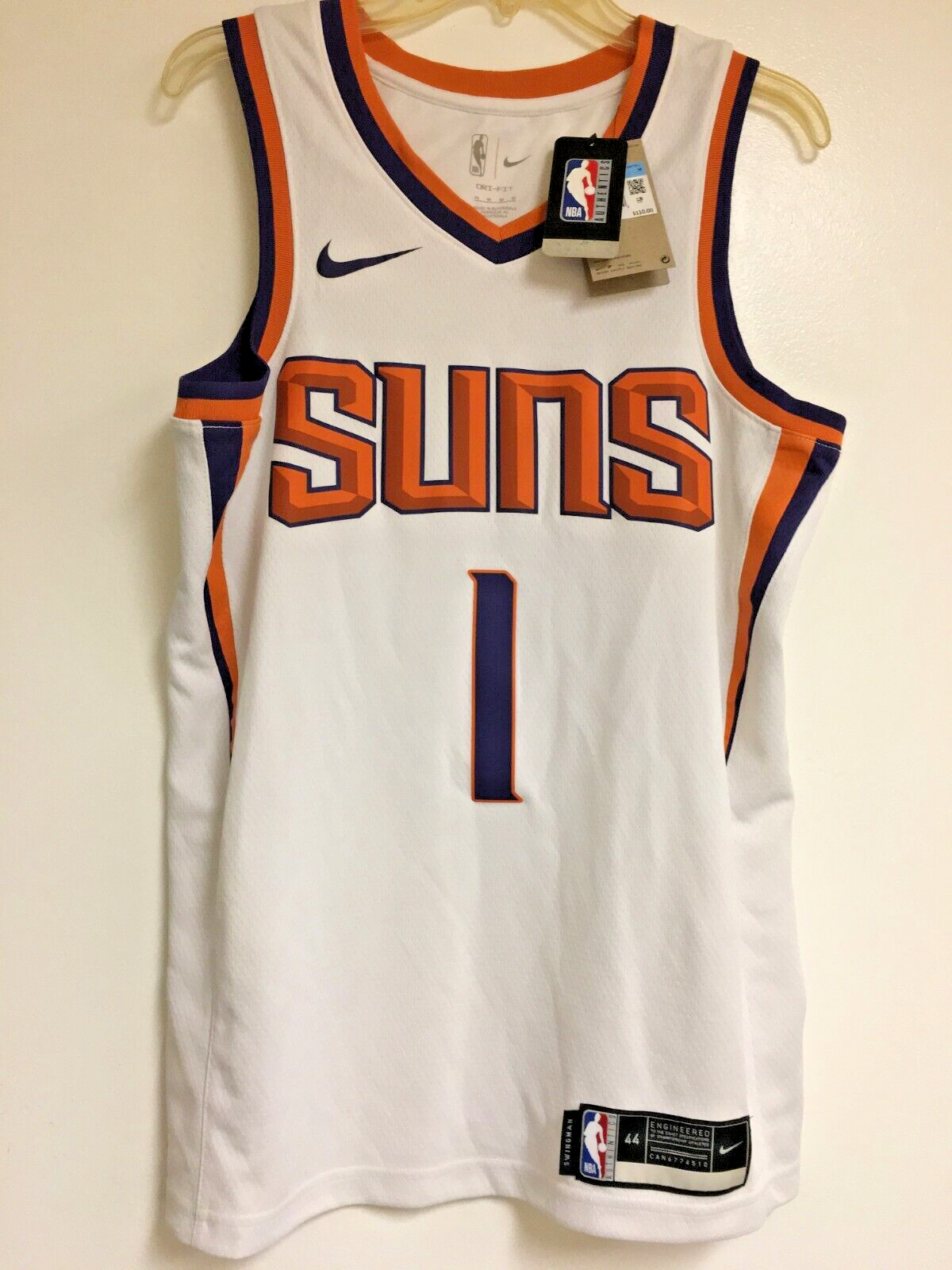 Authentic NBA Nike Phoenix Suns Devin Booker Swingman Jersey