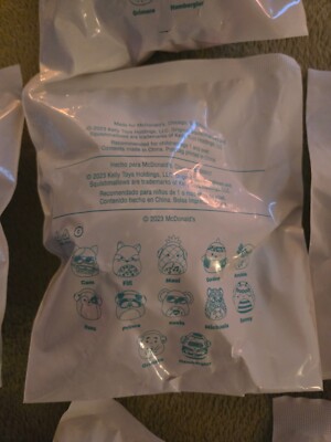 Brand New 2023 McDonalds's Squishmallows Plush Happy Meal Toys (NIP)