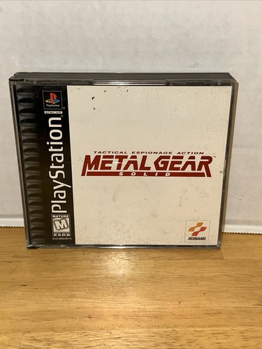 Solid 1 Black Label Sony Playstation 1 Ps1 Cib Complete Tested