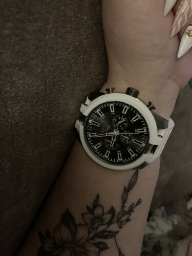 Diesel DZ4631 Mens Split Quartz Steel/Silicone Chronograph Diesel DZ4631 Mens Split Quartz Steel/Silicone Chronograph