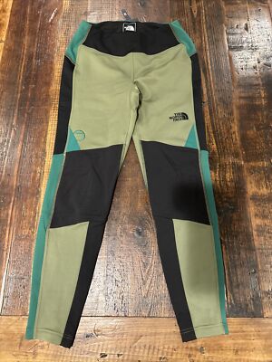 The North  Face Women s Steep Tech Fleece Tight Size Large Green Black