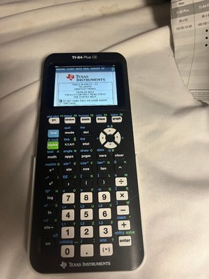 TI 84 Plus CE Calculator  New Package Opened, Charger included. 130$ ...