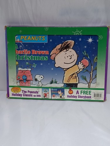2005 A Charlie Brown Christmas DVD & Story Book Kmart Gift