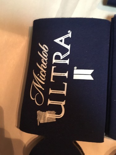 7 New  Genuine Michelob Ultra SLIM CAN Beer  Coozie Coolie Koozies