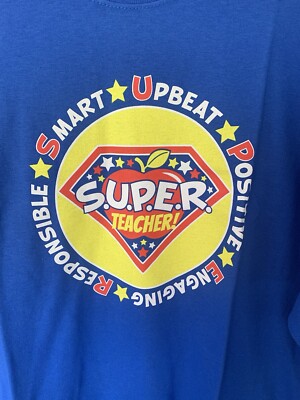 Teacher T-shirt XL  SUPER  Back To School- ABC NEW- Teaching- School- Classroom