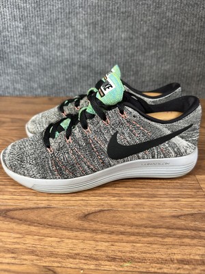 Nike Lunarepic Flyknit Sneakers Womens 8 Runeasy Gray 843765-100