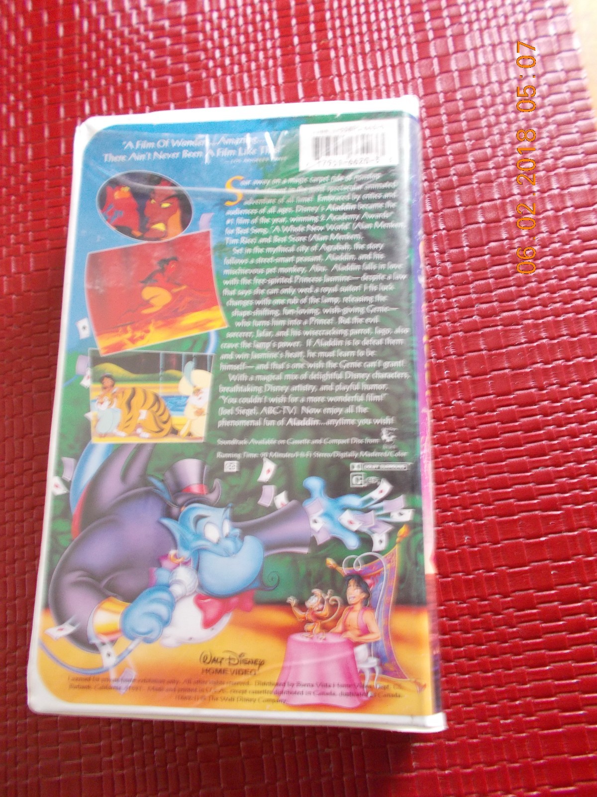 BLACK DIAMOND CLASSIC DISNEYS VHS ALADDIN