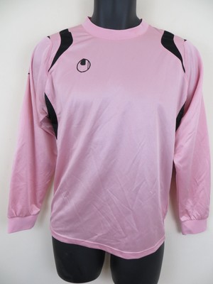 Maillot De Gardien Vintage Uhlsport Années 80 - Taille L Rose - Rare Numéro 1