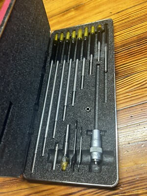 Starrett No 124 Vintage Inside  Micrometer Set Made In USA
