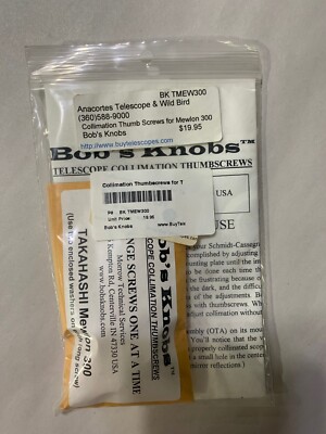 Bob's Knobs Collimation Thumbscrews for TAK Mewlon 300 (BK TMEW300)
