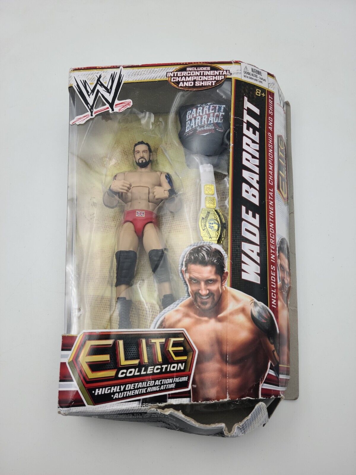 WWE Mattel 2013 Elite Collection Series 24 Wade Barrett Action Figure WWF ECW WWE Mattel 2013 Elite Collection Series 24 Wade Barrett Action Figure WWF ECW