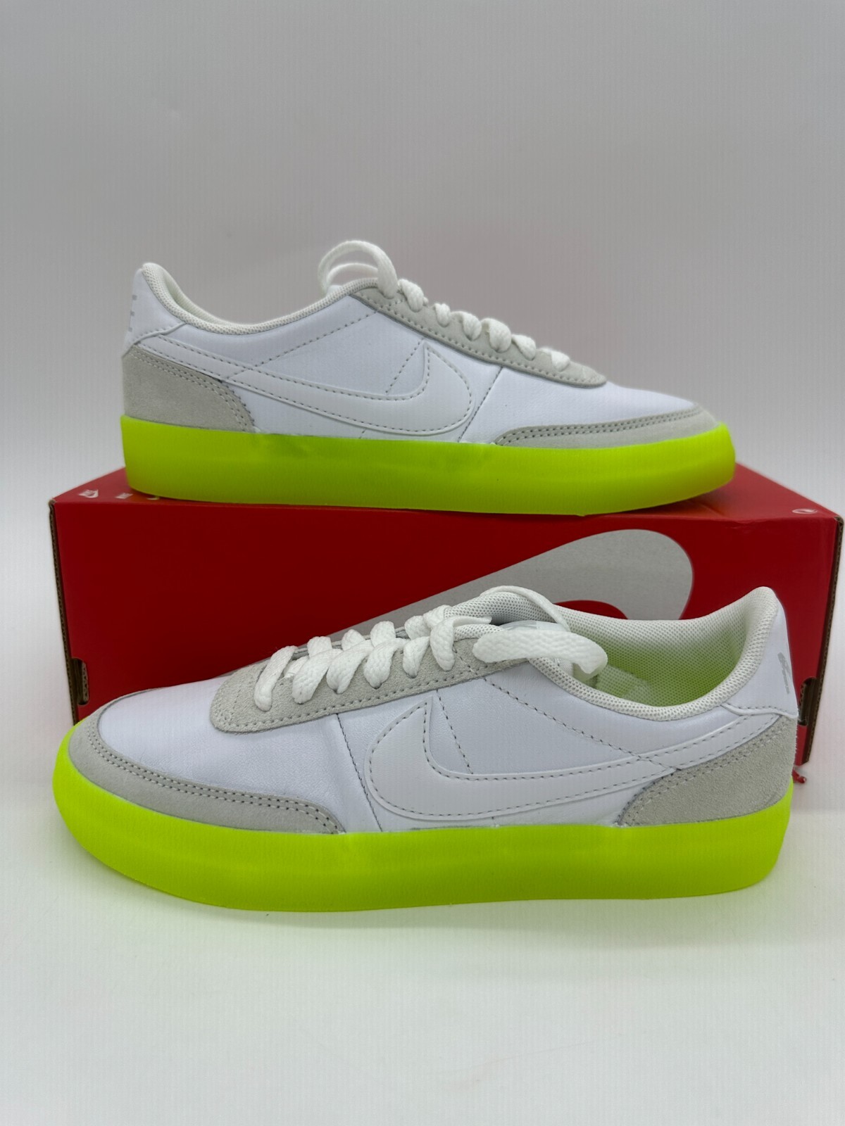 Nike Killshot 2 CC Women's Size 6 White Neon sole Leather