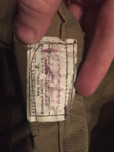 WWI 1918 Dated US Overcoat